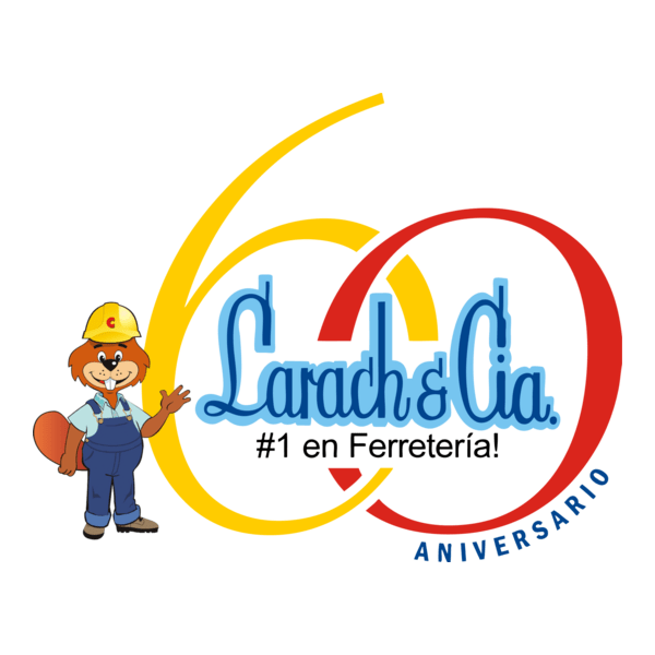 Larach & Cia. 60 años Logo PNG Vector