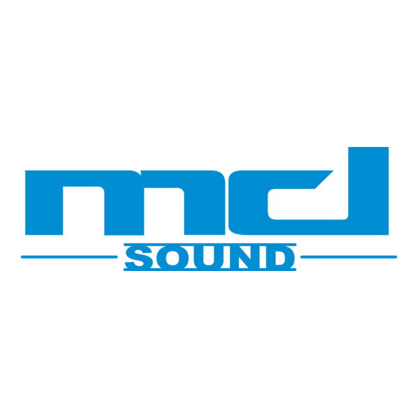MD Sound Logo PNG Vector