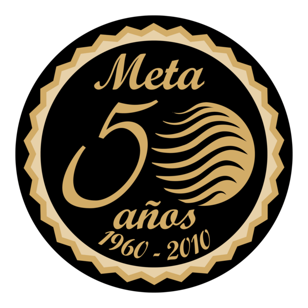Meta 50 Anos 1960-2010 Logo PNG Vector