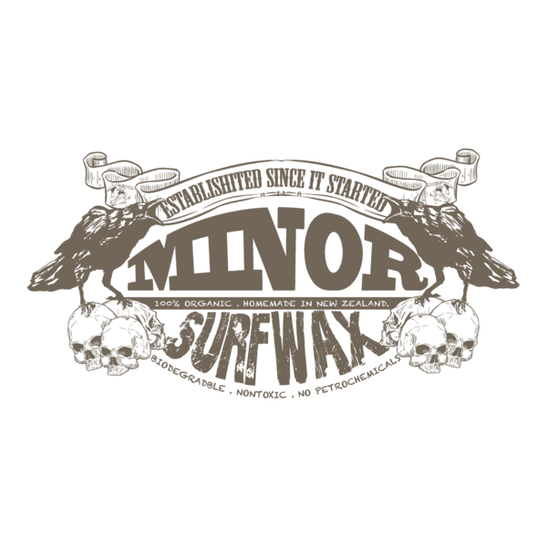 Minor Surf Wax Logo PNG Vector