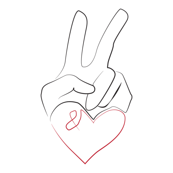 Peace & Love Logo PNG Vector