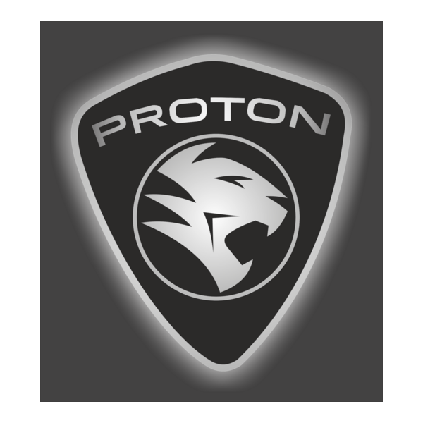 Proton B&W Logo PNG Vector