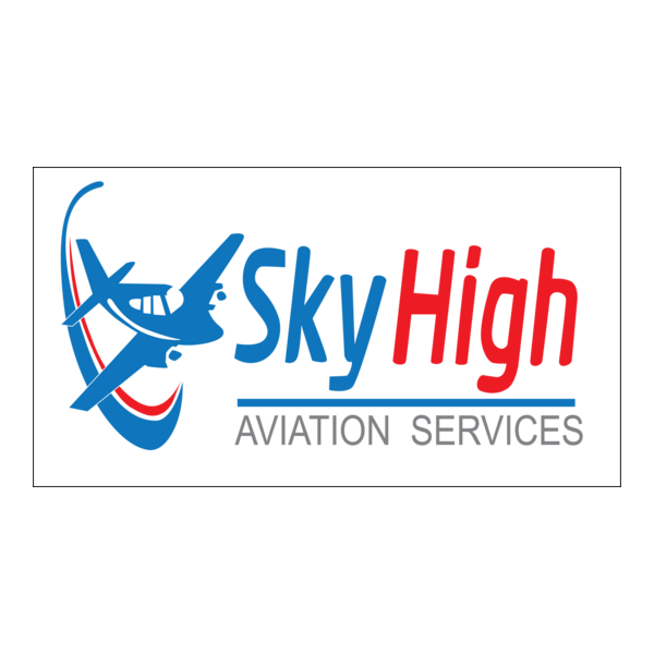 Sky High Aviation Services Logo PNG Vector
