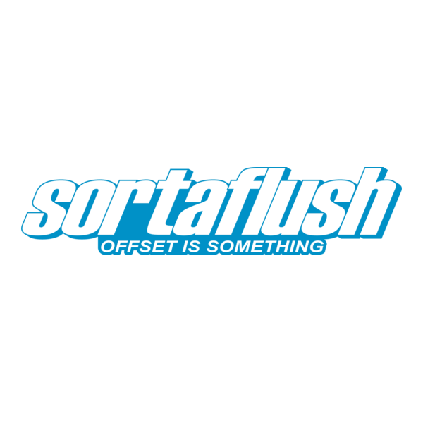 Sortaflush - Offset is something Logo PNG Vector