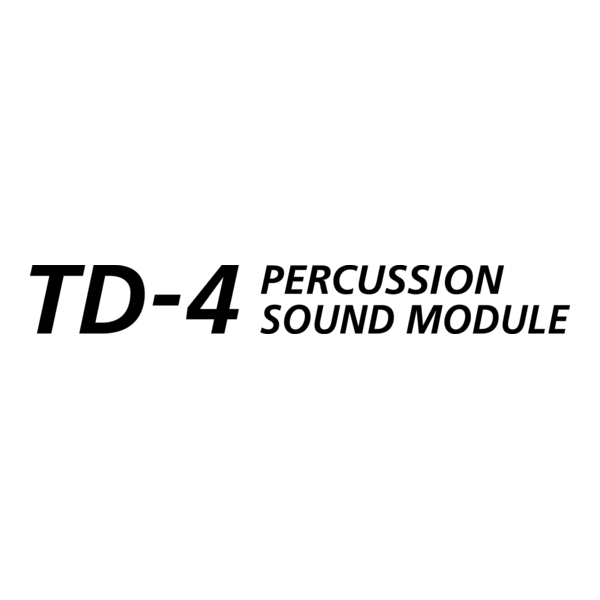 TD-4 Percussion Sound Module Logo PNG Vector