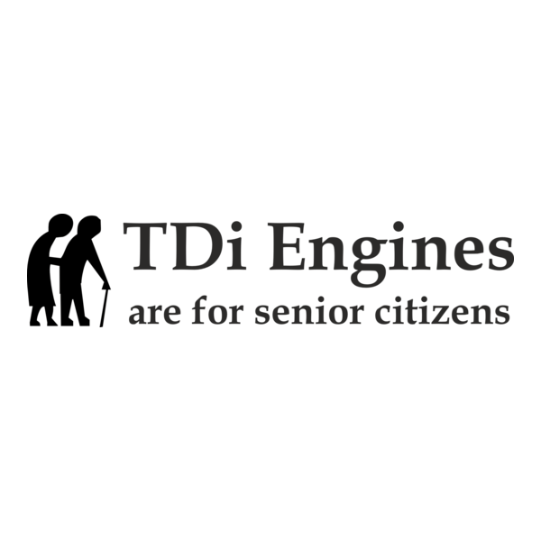 tdi engines are for senior citizens Logo PNG Vector