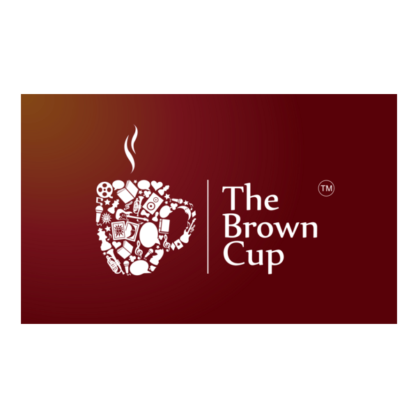 The Brown Cup Logo PNG Vector