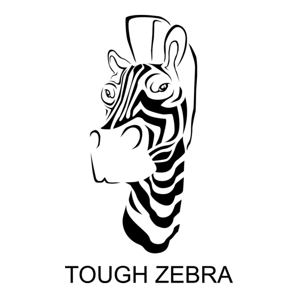Tough Zebra Logo PNG Vector