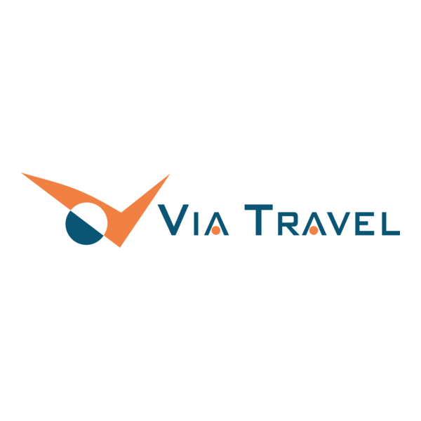 Via Travel Logo PNG Vector