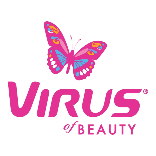 Virus of Beauty Logo PNG Vector