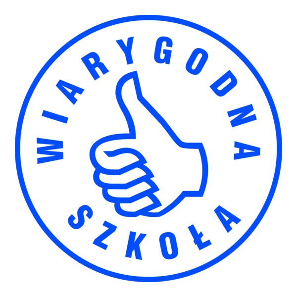Wiarygodna Szkoła Logo PNG Vector
