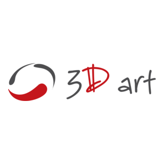3D Art Logo PNG Vector