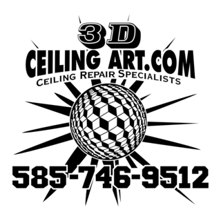 3D Ceiling Art Logo PNG Vector