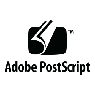 Adobe PostScript Logo PNG Vector