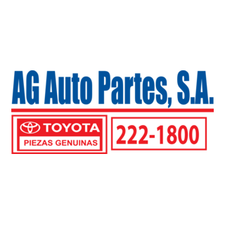 AG Auto Partes Logo PNG Vector