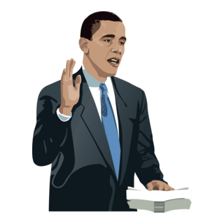 Barack Obama serment Logo PNG Vector