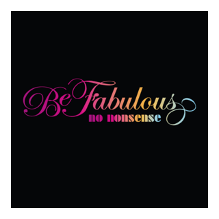 Be Fabulous No Nonsense Logo PNG Vector