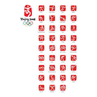 Beijing 2008 Logo PNG Vector