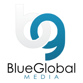 Blue Global Media Logo PNG Vector