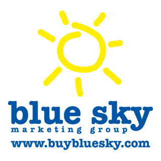 Blue Sky Marketing Logo PNG Vector