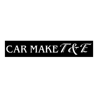 Car Make T&E Logo PNG Vector