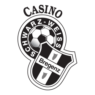 Casino Schwarz Weiss Bregenz Logo PNG Vector