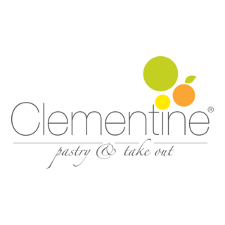 Clementine Pastry and Take Out Logo PNG Vector