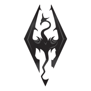 Elder Scrolls V Skyrim Logo PNG Vector