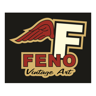 Feno Vintage Art Logo PNG Vector