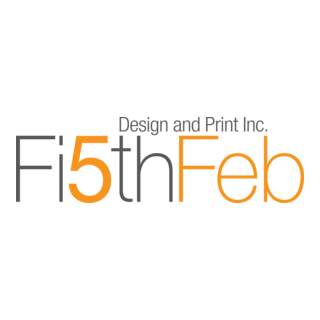 FifthFeb Design Studio Logo PNG Vector