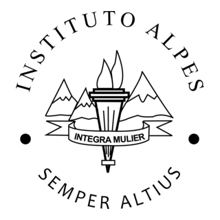 Instituto Alpes byn Logo PNG Vector