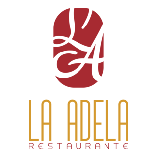 La Adela Restaurante Logo PNG Vector