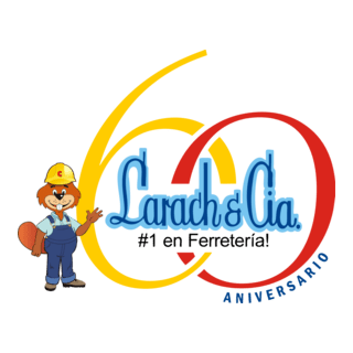Larach & Cia. 60 años Logo PNG Vector