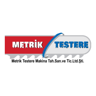 Metrik Testere Makina Logo PNG Vector