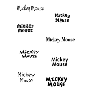 Mickey Mouse Logo PNG Vector