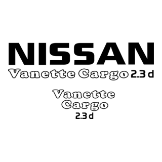 Nissan Vanette Cargo Logo PNG Vector