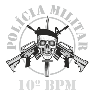 Policia Militar 10°BPM Logo PNG Vector
