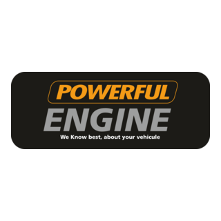 Powerful Engine Logo PNG Vector