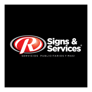 R Signs & Services Logo PNG Vector