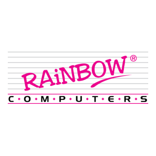 Rainbow Computers Logo PNG Vector