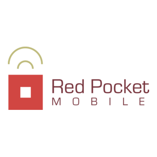Red Pocket Mobile Logo PNG Vector