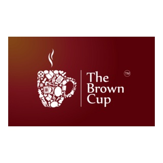 The Brown Cup Logo PNG Vector