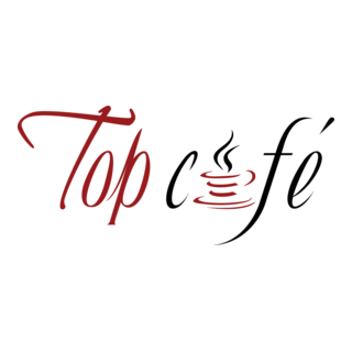Top Cafe Logo PNG Vector