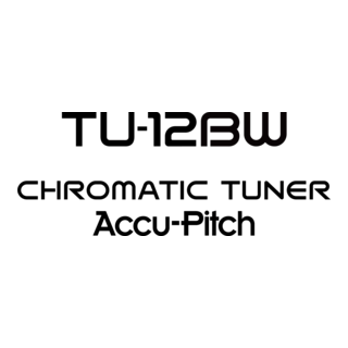 TU-12BW Chromatic Tuner Accu-Pitch Logo PNG Vector