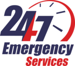 24/7 Emergency Services Logo PNG Vector