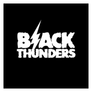 Black Thunders Logo PNG Vector