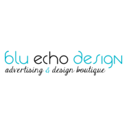 Blu Echo Design Logo PNG Vector