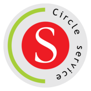 Circle Service Logo PNG Vector