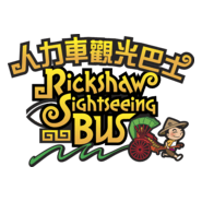Rickshaw Sightseeing Bus Logo PNG Vector