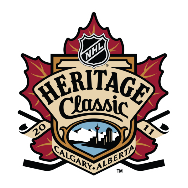 2011 NHL Heritage Classic Logo PNG Vector